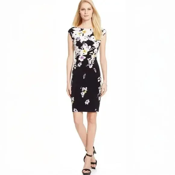 Lauren by Ralph Lauren Floral Dress Sz 14 - Picture 2 of 12